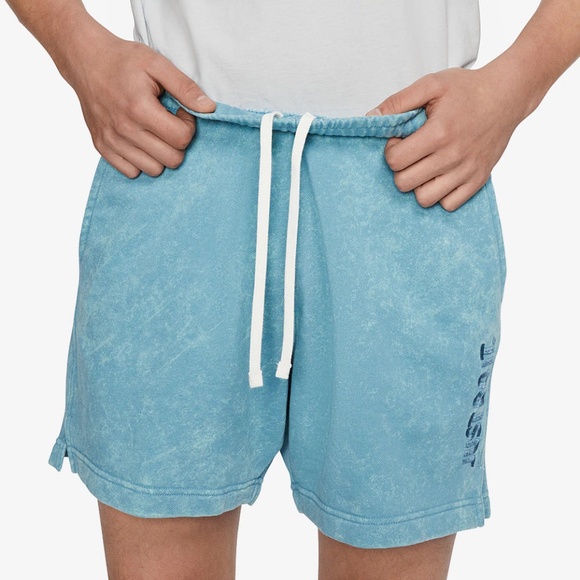 Nike Men's Shorts JDI Sportswear Fleece Athletic Just Do It Blue Size Small - Picture 1 of 2